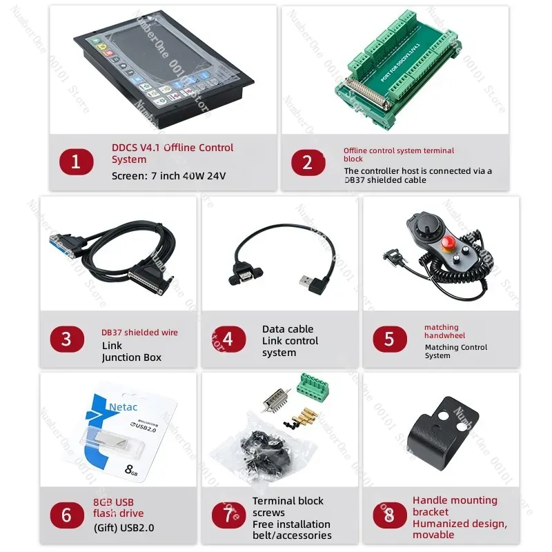 Ddcs V4.1 4 Axis Cnc Offline Controller - DDCS V4.1 V3.1 – kontroler CNC,