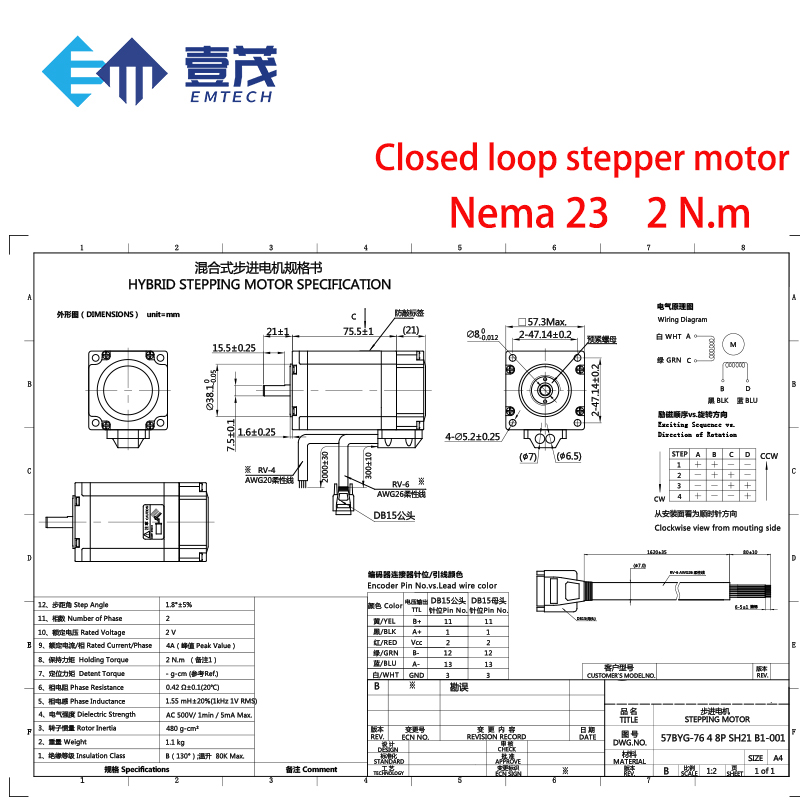 Zestaw silników krokowych NEMA – Nema 23 Closed Loop Stepper Motor Driver Kit recenzja i cena